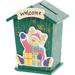 Creative Christmas Themed House Money Box Wooden Cartoon Piggy Bank Saving Box for Kids Children (Random Pattern)