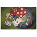 36 x 24 in. Roulette & Dice Oil Painting on Canvas