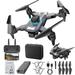 Ersazi Boys Gifts Age 8-16 Fpv Drone With Dual 1080P Camera 2.4G Wifi Fpv Rc Quadcopter With Headless Mode Follow Me Altitude Hold Obstacle Avoidance Toys Gifts For Kids Adults In Clearance Black