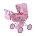 Teamson US Inc Olivia s Little World Twinkle Stars Princess Baby Doll Deluxe Stroller Pink/White