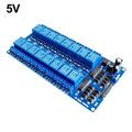 Dc 5V12V 16 Channel Relay Module Relay Optocoupler Power Relays Control Board (5V)