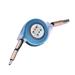 1m USB Charging Cable Retractable Type-C / Micro USB Charging Cord Portable Charger Cable for Android Phones (Blue)
