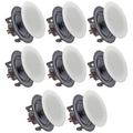 Set of (8)Vaiyer 5.25 Inch 8 Ohm 175 Watts Frameless Speakers Flush Mount in-Wall in-Ceiling 2-Way Mid Bass Woofer