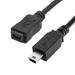 chenyang CY USB 2.0 Mini USB 5Pin Male to Female Extension Adapter Cable 5ft Mini USB Extension Cable