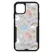 DistinctInk Case for iPhone 13 PRO (6.1 Screen) - OtterBox Commuter Custom Black Case - Unicorn Rainbow Wand Pattern - Grey