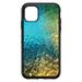 DistinctInk Case for iPhone 11 Pro MAX (6.7 Screen) - OtterBox Symmetry Custom Black Case - Colorful Rainbow Waterfall