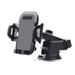 Htwon Car Phone Holder Windshield Dashboard Suction Cup Mount Stand for Cell Phone Universal Black