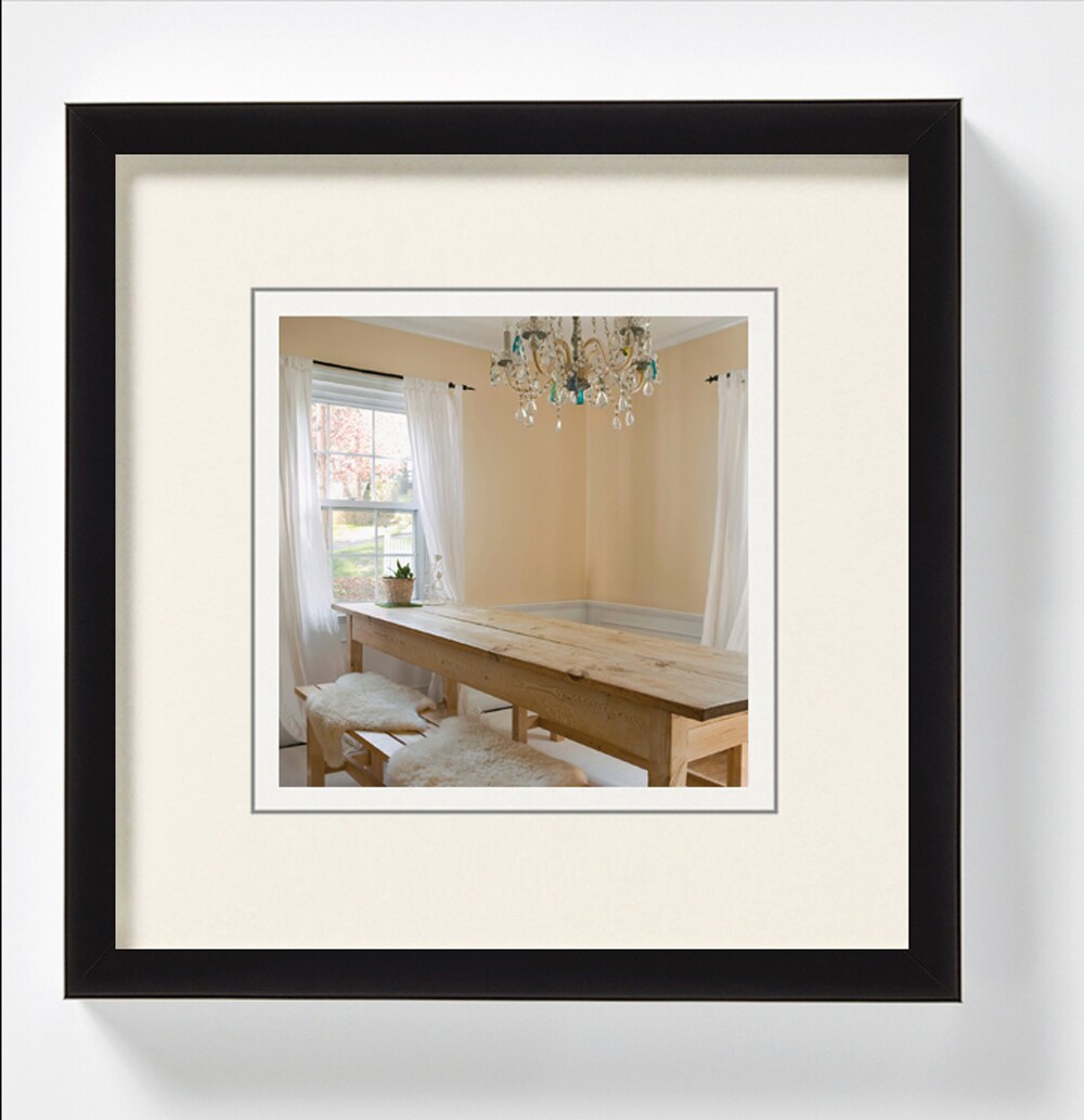 walther + design Peppers Holz Bilderrahmen 015X015 cm, SCHWARZ Image