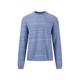 Fynch-hatton O-Neck, Stripes Herren crystal blue, Gr. XL, Baumwolle, Männlich Pullover