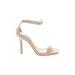 Steve Madden Heels: Ivory Print Shoes - Women's Size 6 - Open Toe