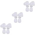 minkissy 12 Pcs Essential Oil Gloves Spa Paraffin Wax Mitts Womans Socks Warm Gloves Wax Bath for Hands Tanning Mitt Mittens Womens Socks Paraffin Wax Cover Foot Wax Flannel Care White Work