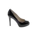 MICHAEL Michael Kors Heels: Pumps Platform Cocktail Party Black Solid Shoes - Women's Size 6 1/2 - Peep Toe