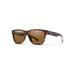 Smith Lowdown Slim 2 Sunglasses Matte Tortoise Frame ChromaPop Polarized Brown Lens 201044N9P51L5