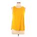 Nine West Tank Top Yellow Halter Tops - Women's Size Large