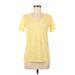 Nike Active T-Shirt: Yellow Activewear - Women's Size Medium