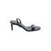 Zara Basic Heels: Black Print Shoes - Women's Size 41 - Open Toe