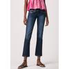 Straight-Jeans PEPE JEANS "VENUS", Damen, Gr. 30, Länge 34, blau (blau used), Denim/Jeans, Obermaterial: 84% Baumwolle, 14% Polyester, 2% Elasthan, casual, regular fit lang, Jeans, mit schmalem Bein