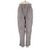 American Eagle Outfitters Cord Pant: Gray Print Bottoms - Women's Size 0