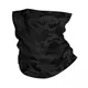 Écharpe de cou de style camouflage pour hommes et femmes bandana militaire coupe-vent noir