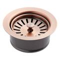 Signature Hardware 4-1/2" Garbage Disposal Flange w/ Stopper, Copper in Brown | 1.625 H in | Wayfair 483692