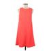 Trina Turk Casual Dress - A-Line: Orange Solid Dresses - Women's Size 6