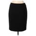 Calvin Klein Casual Skirt: Black Solid Bottoms - Women's Size 10 Petite