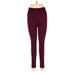 Victoria Sport Active Pants - High Rise: Burgundy Activewear - Women's Size Medium