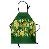 East Urban Home Russian Apron, Cooking Gardening, Adult Size, Yellow Emerald, Polyester | Wayfair 363BB34DCF5F48238E30F42DE3B8C97C