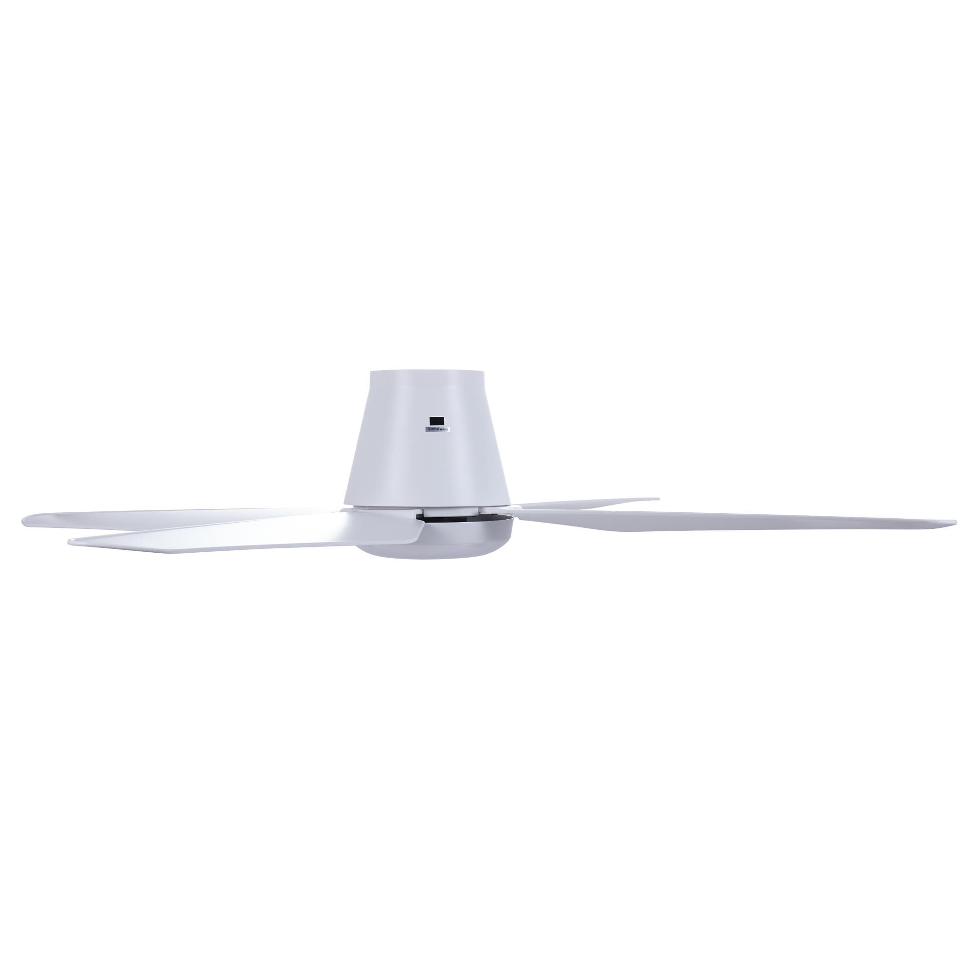 Beacon Lighting Aria Hugger 52 Inch Flush Mount Fan with Light Kit - 21300101