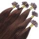 hair2heart - Extensions à chaud Bonding Premium cheveux naturels #5 Marron chocolat 0.5g extensions 25 un