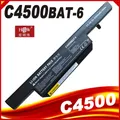 C4500BAT-6 C4500BAT 6 Batteria Del Computer Portatile per Clevo C4500 C4500Q 5200Mah BAT-B5105M