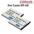 Original 1200mAh CNP-60 CNP 60 CNP60 NP60 action Camera Battery For CASIO EX-Z80 S10 Z9 FS10 S12 Z20