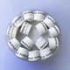 60pcs Dry Feel Tennis overgrips white color PU tennis Overgrips Sweat absorbed wraps taps racket