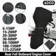 Impermeabile Nero 600D 6-225HP Yacht Mezza Motore Fuoribordo Motore Barca Copertura Anti UV Copertura Antipolvere Protezione Motore Marino