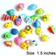 10pcs Plastic Fake Fish Floating Artificial Fish Mini Tropical Fish Simulation Vivid Landscape