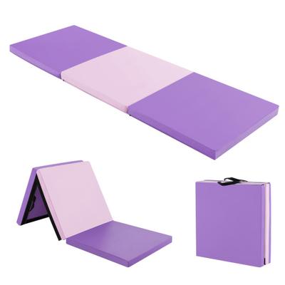 Costway 6 x 2 FT Tri-Fold Gym Mat with Handles and...