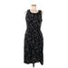 Simply Vera Vera Wang Casual Dress Scoop Neck Sleeveless: Black Dresses - Women's Size Medium