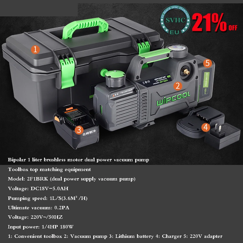 R32 Vakuumpumpe, Klimaanlage, Installation, Wartung, Luftpumpe/Experimentalfilter, Vakuumverpackungspumpe Image