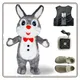 2023 Giant Rabbit Inflatable Costume Street Funny Bunny Rabbit Mascot Costume Party Cosplay Plush