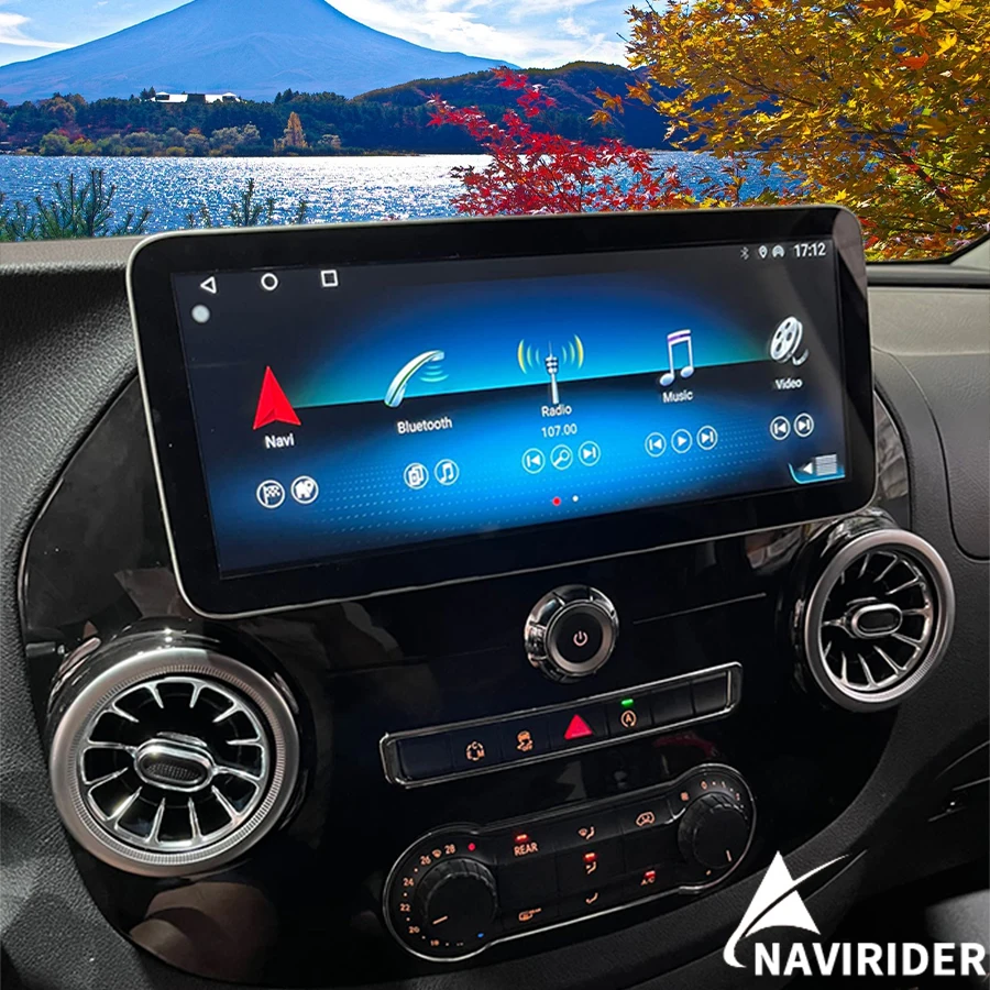12,3 Zoll 2Din Android 13 Auto Radio Für Mercedes Benz Vito 116 W447 2016 Stereo Empfänger GPS Navigation DSP video Carplay Player Image