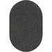 Mark&Day Outdoor Area Rugs 6x9 Cuijk Cottage Indoor/Outdoor Charcoal Oval Area Rug (6 x 9 Oval)