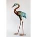 AI-GG9503-Q01 Standing Metal Heron Garden Sculpture Multi Color