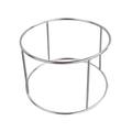 kowaku Seafood Pizza Platter Wire Rack Food Serving Riser Display Riser Stainless Steel Wire Metal Pizza Tray Holder for Pizza Home 23cmx14cm