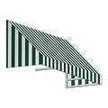 8.38 ft. New Yorker Window & Entry Awning Forest Green & White - 24 x 36 in.