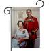 13 x 18.5 in. The Queen & Prince Philip Sweet Life Sympathy Double-Sided Decorative Vertical Garden Flag for House Decoration Banner Yard Gift