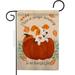 13 x 18.5 in. Something Thanksful for Garden Flag with Fall Thanksgiving Double-Sided Decorative Vertical Flags House Decoration Banner Yard Gift