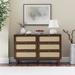 Drawer bedroom dresser, wooden antique dresser, TV cabinet bedroom living room corridor storage dresser