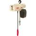 16 FPM 115 & 230V Coffing JLC 1 Ton Electric Chain Hoist with Chain Container 15 ft. Lift