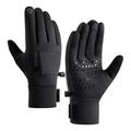 Manxivoo Mens Gloves Winter Gloves Outdoor Riding Warm Touching Screen Texting No Slip Gloves Windproof Warm Sports Work Gloves for Cold Weatherï¼ˆNo Powerï¼‰ Gloves for Cold Weather Black L