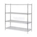 Nexel Quick Adjust Poly-Z-Brite Shelving - 48 x 18 x 54 in.